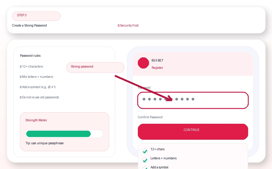 Register step 3 screenshot