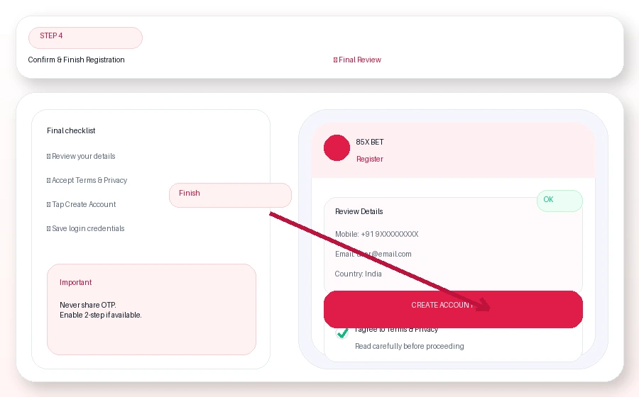 Register step 4 screenshot